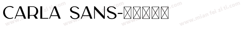 carla sans字体转换